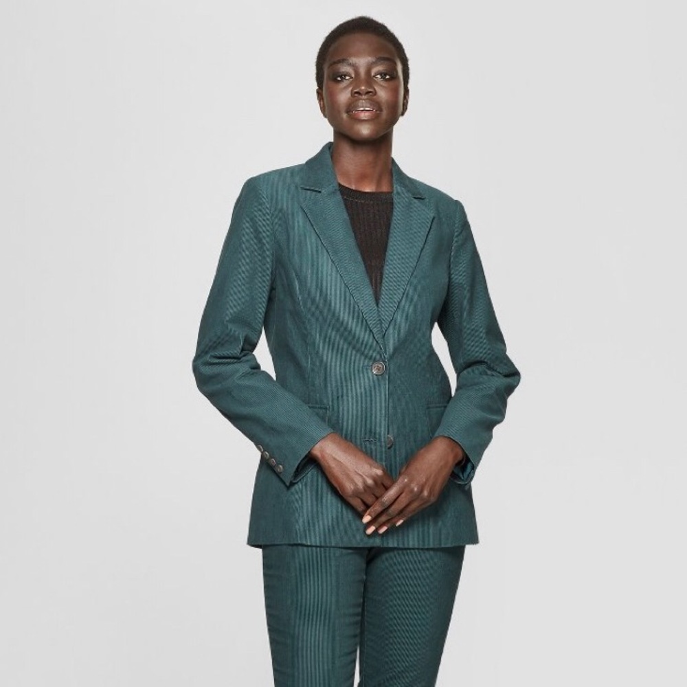 Dark Green Corduroy Blazer NWT Size L